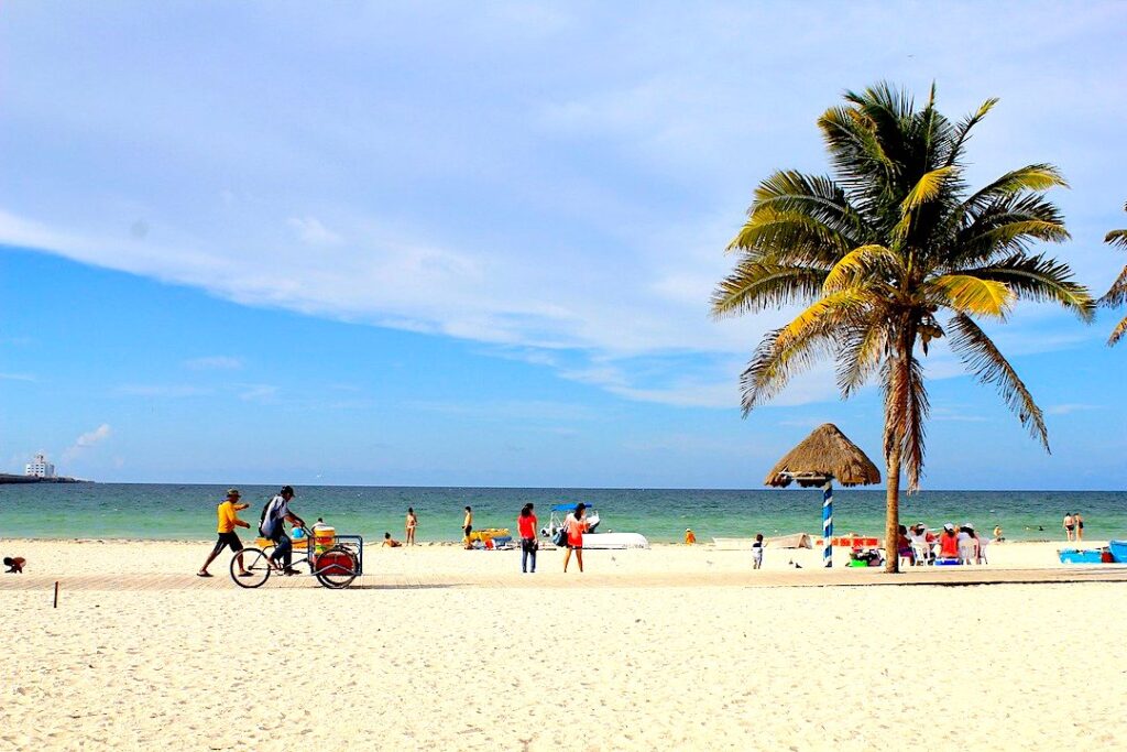 Playa de Puerto Progreso Yucatán